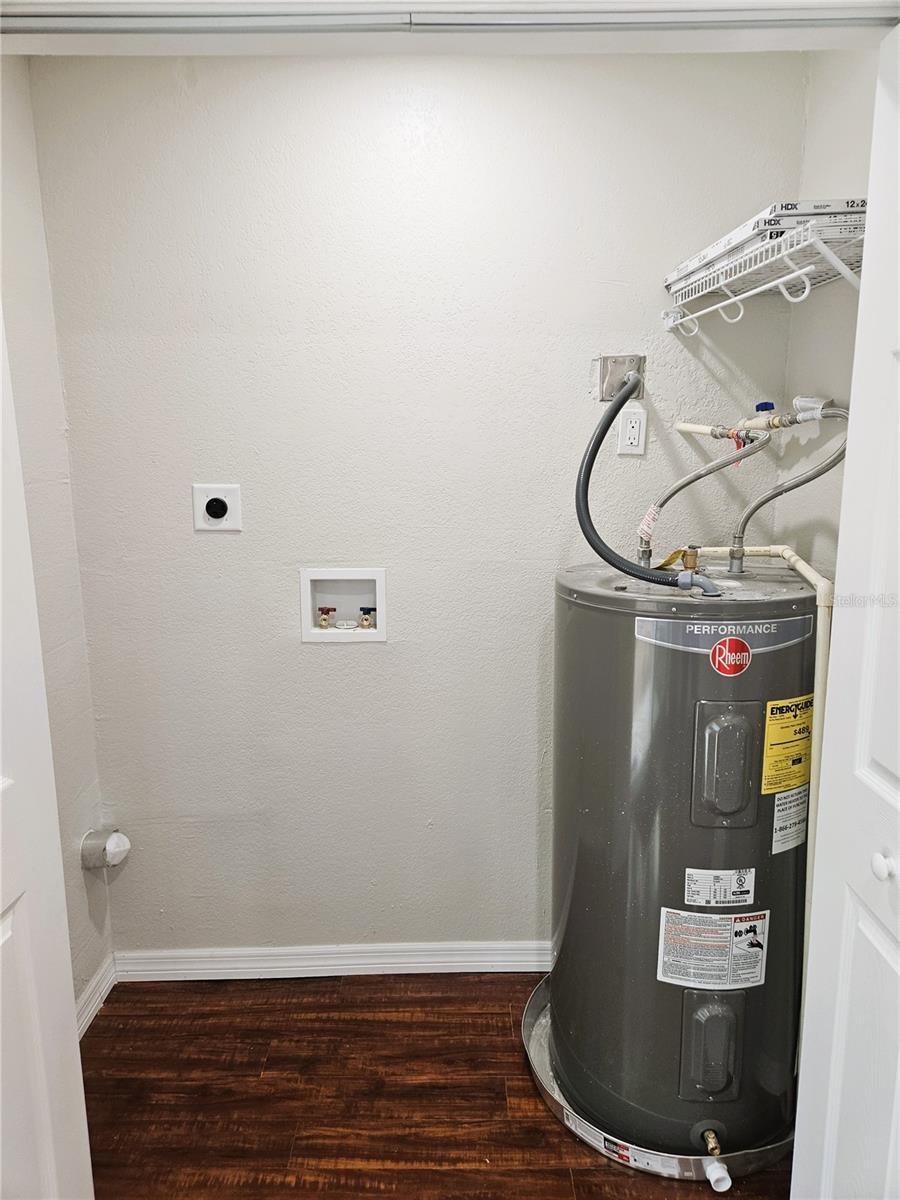 Laundry closet