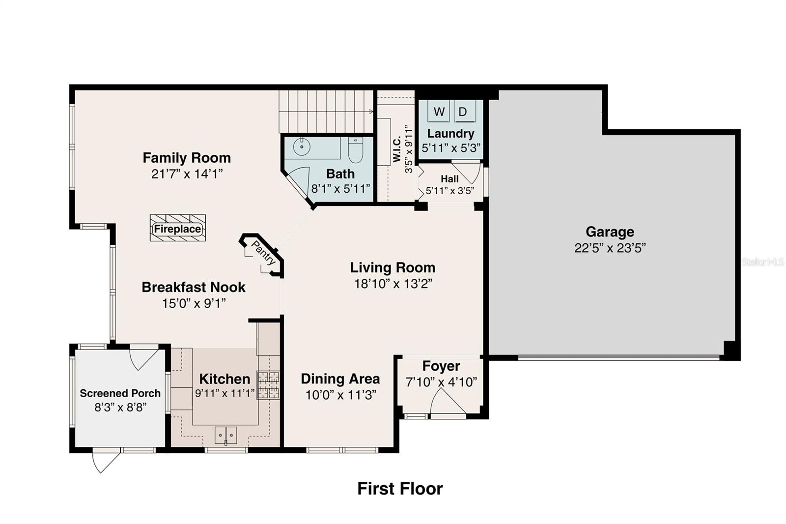 First floor layout