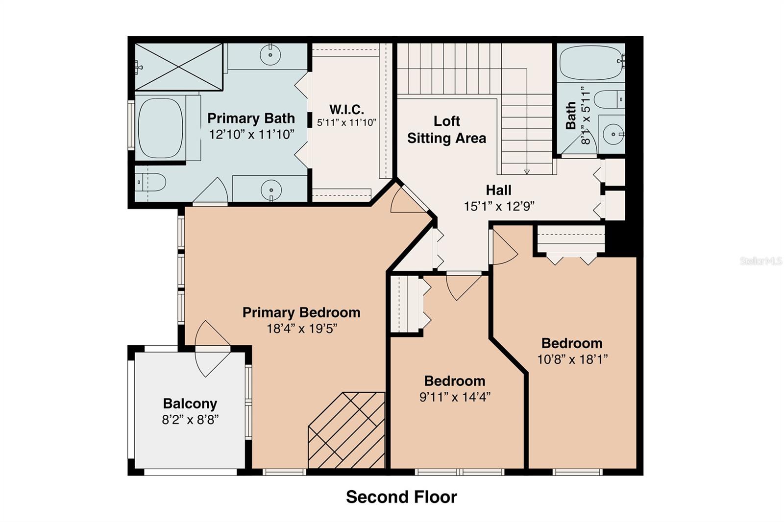 Second floor layout