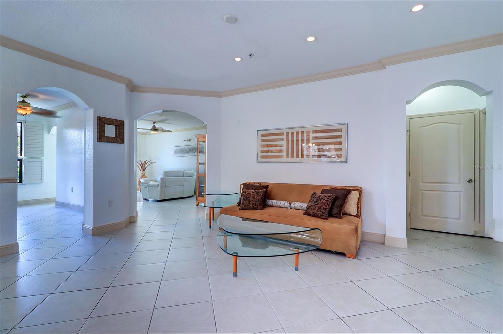 Living room open area as you enter the foyer into the townhome