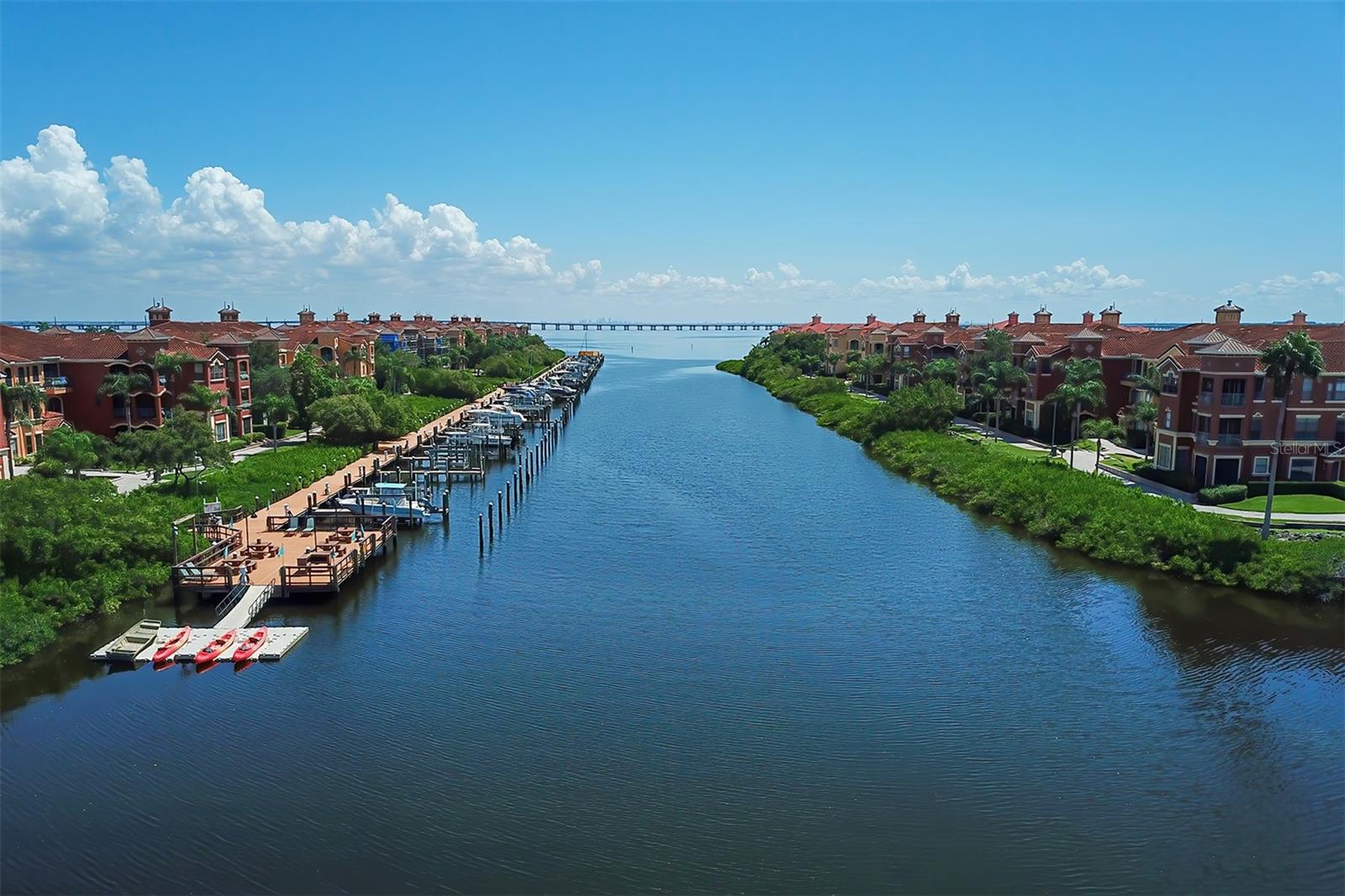 Closer view of the bayou/inlet