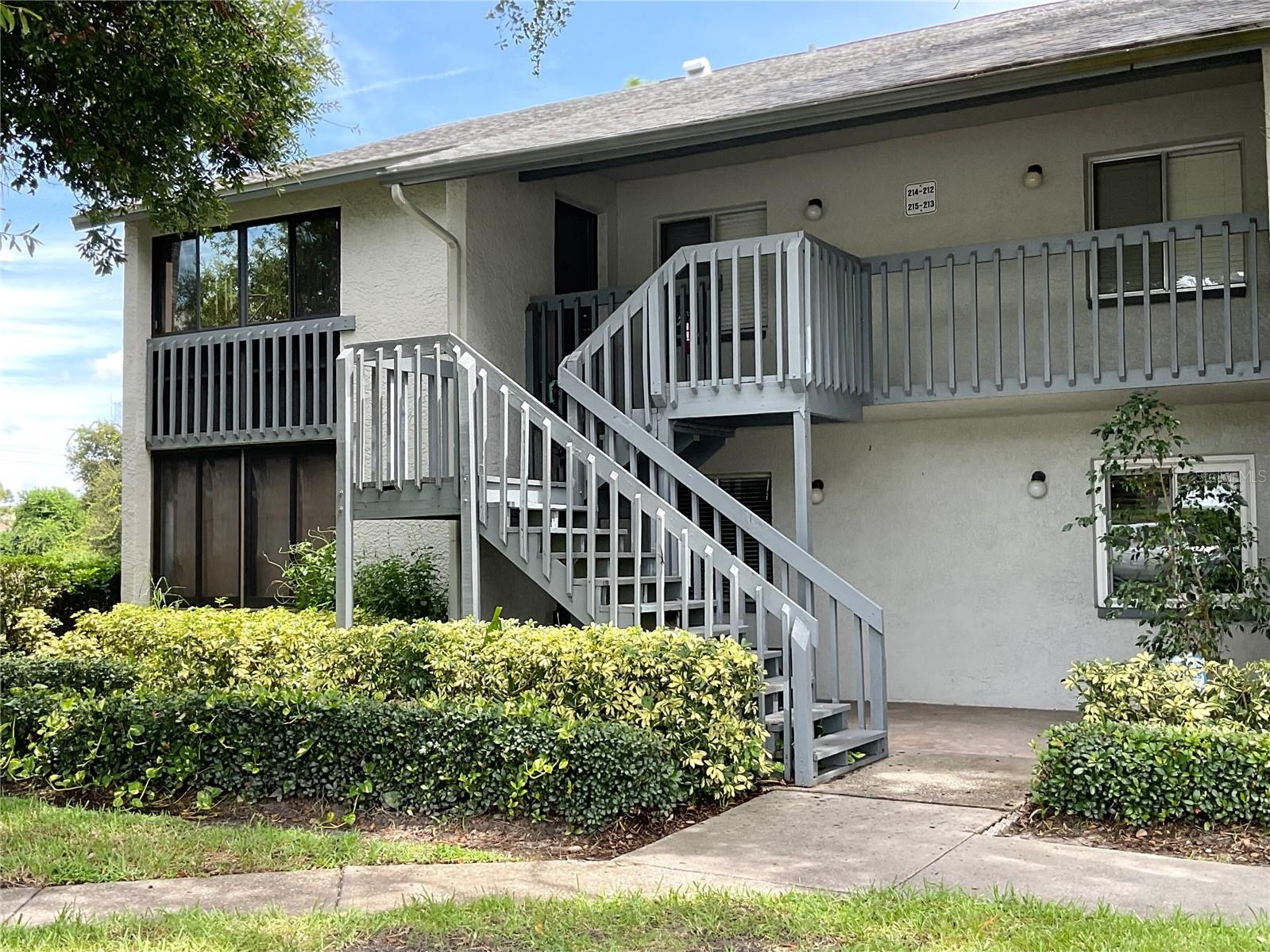 1-Front of Unit 214 on second floor