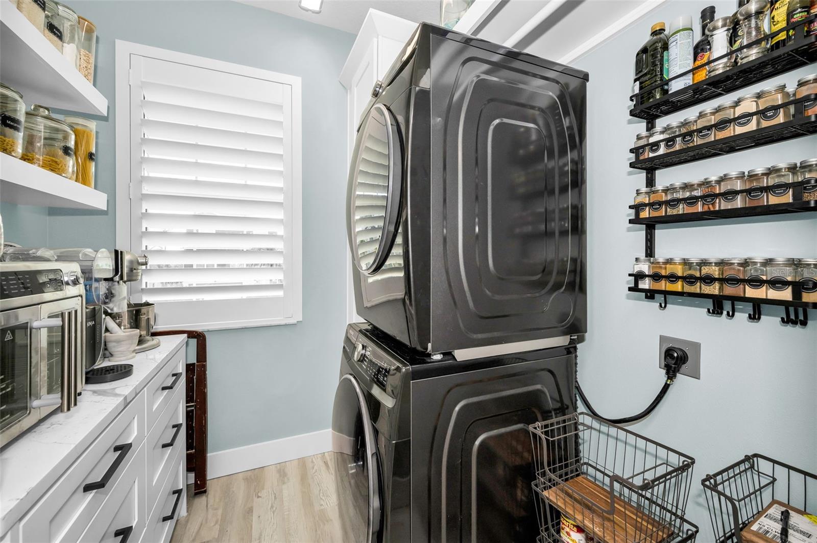 Laundry room off the kitchen