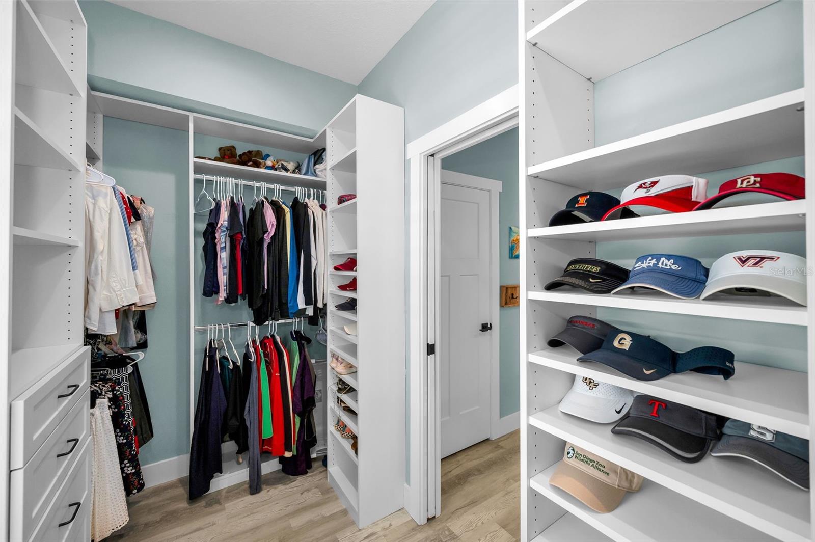Primary walk in closet