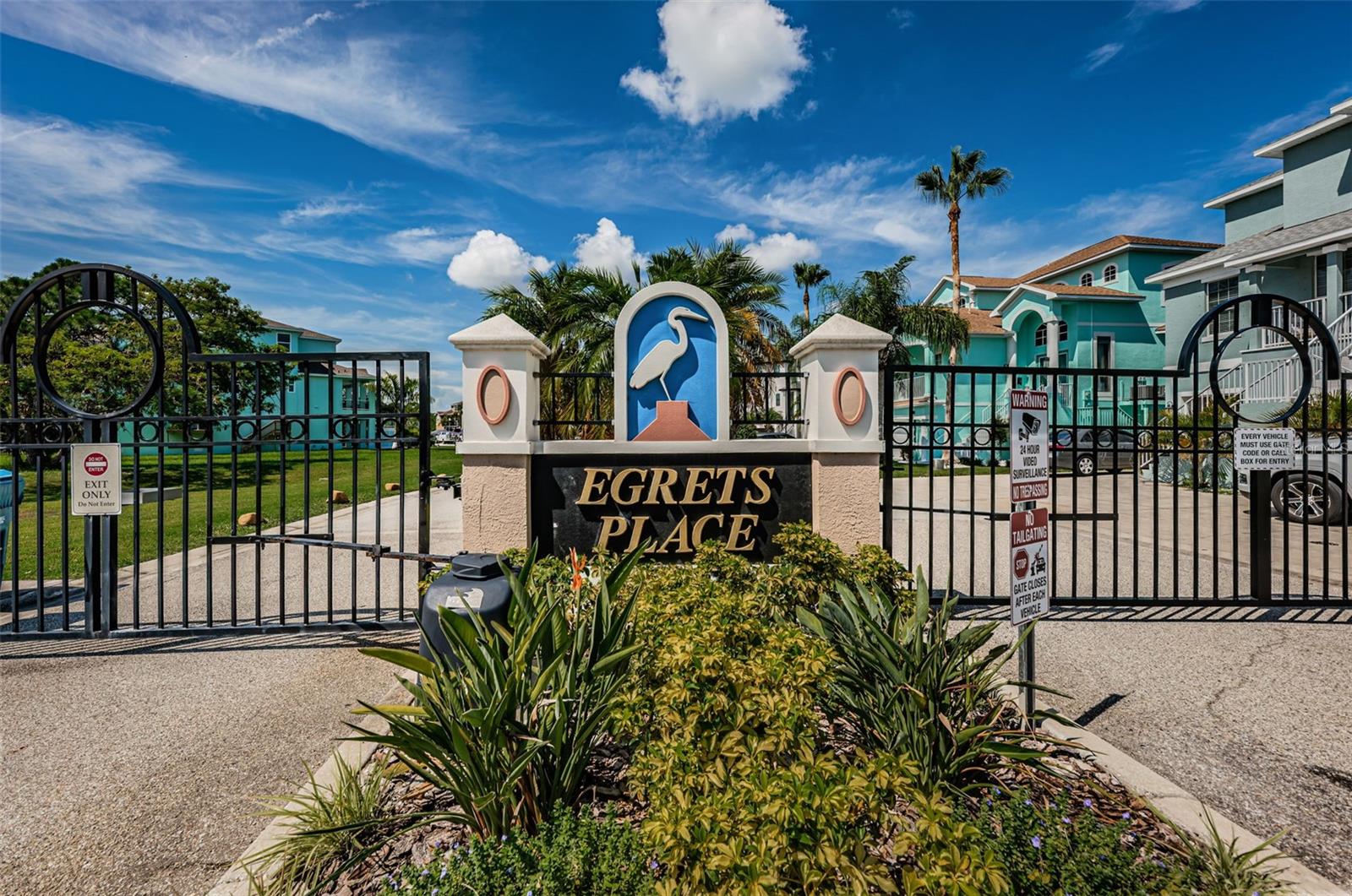 Gated entrance