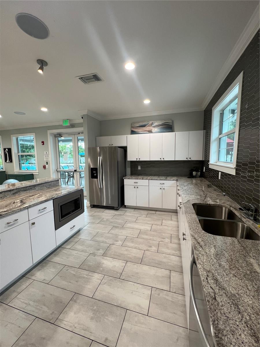 Clubhouse kitchen