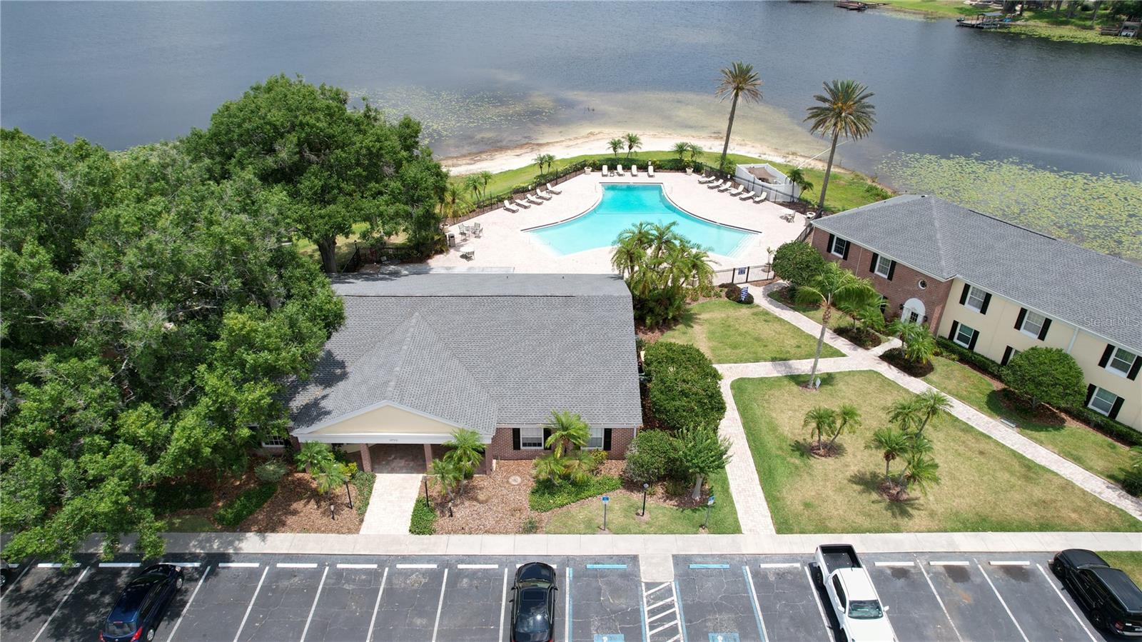clubhouse and pool