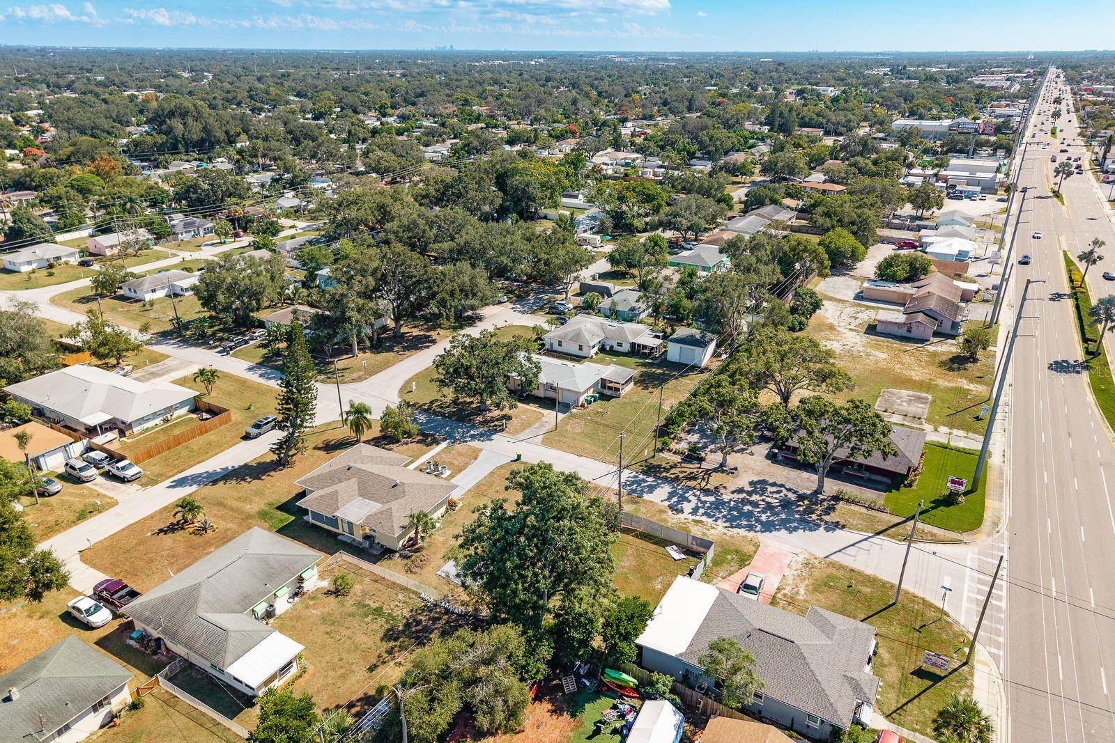 aerial View South Facing