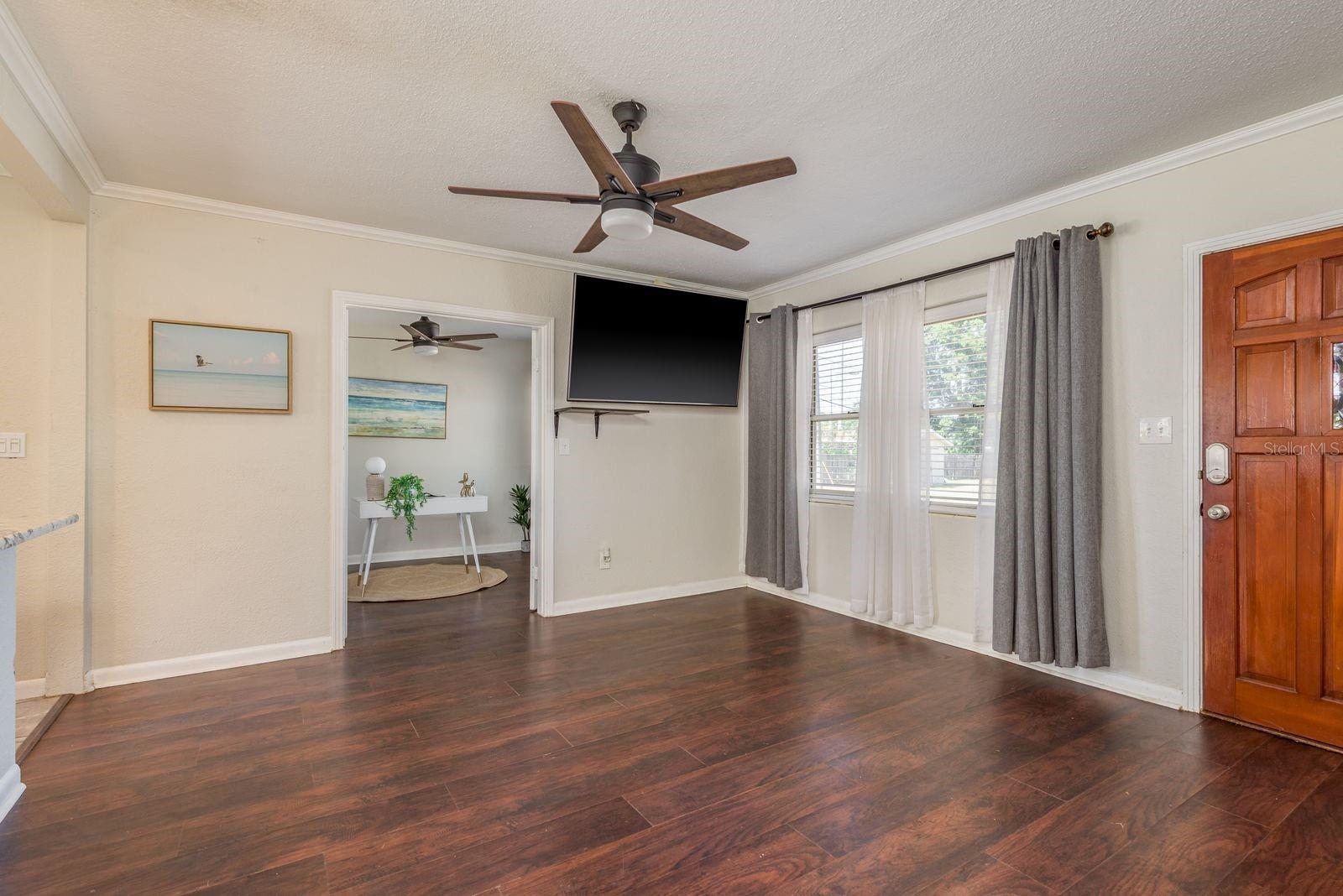Living room toward Front Door