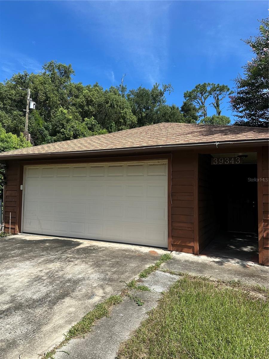 Front of Home with Garage Door