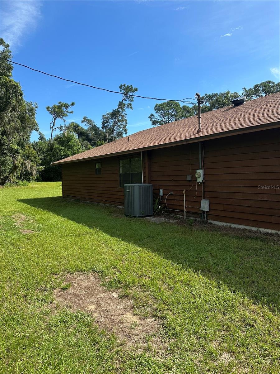 Left side of home from road