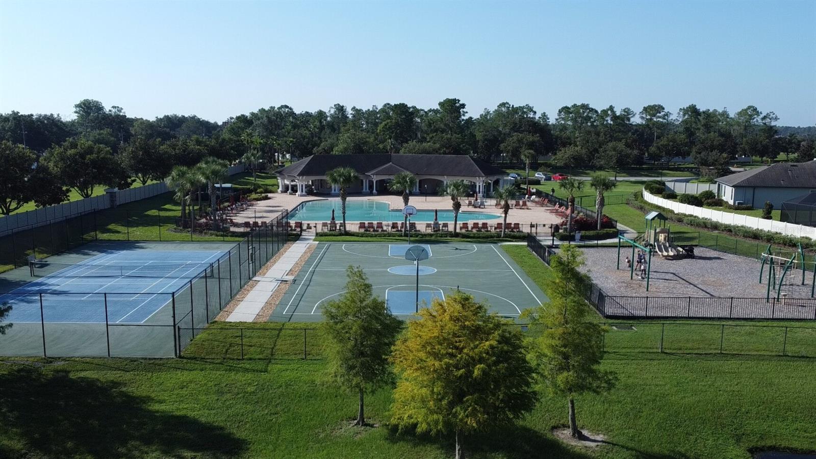 Tennis, Basketball & Playing Area