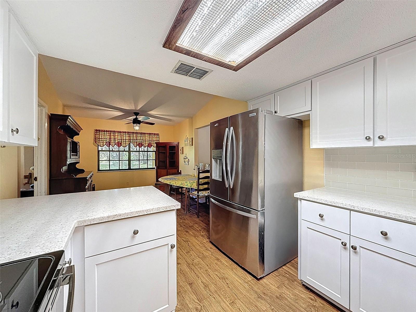 Kitchen opens to Breakfast Nook