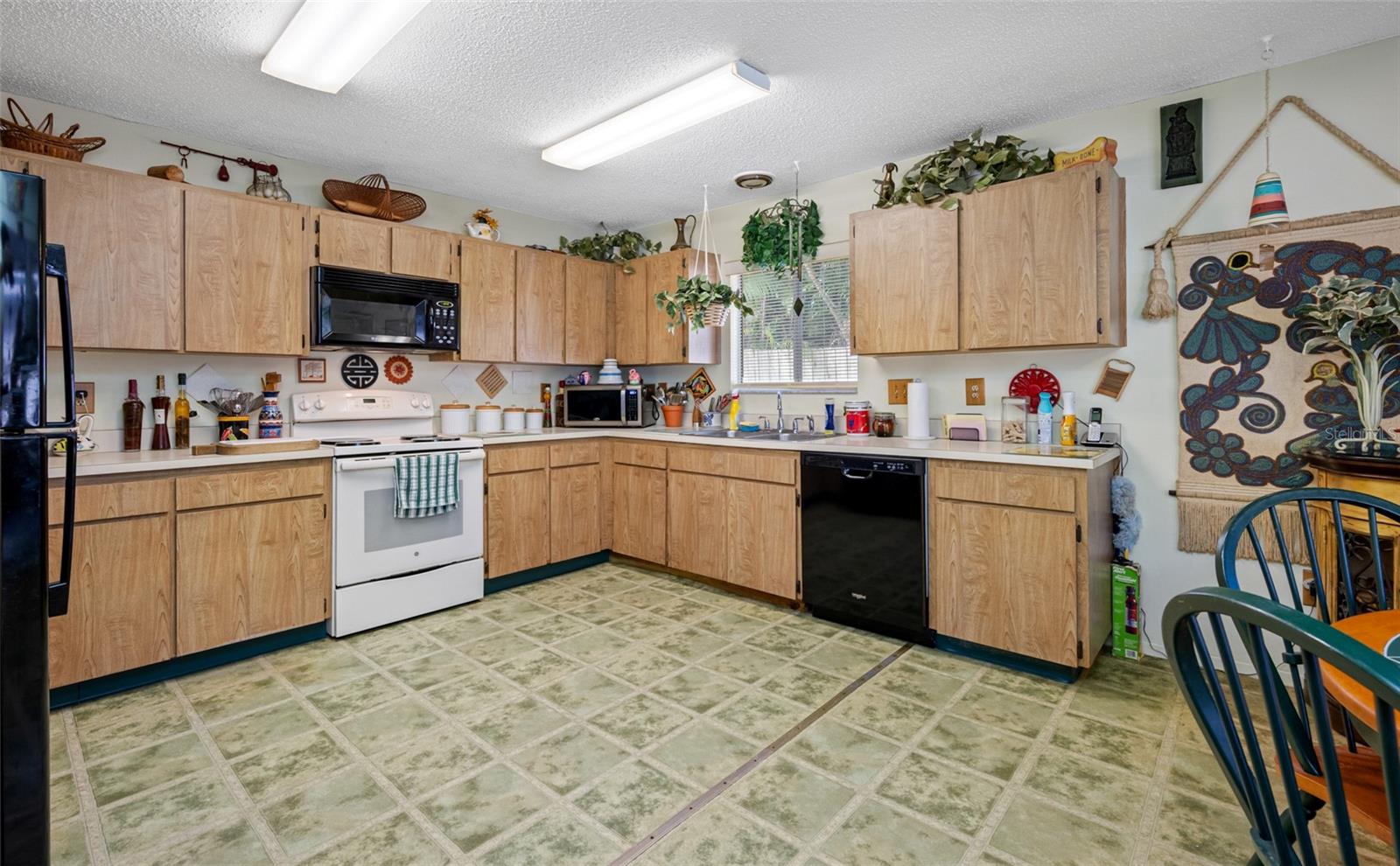 Kitchen with ample storage