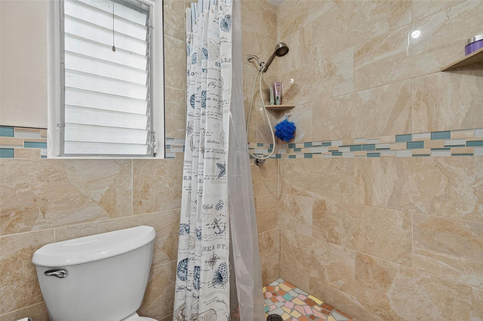 Garage bathroom.