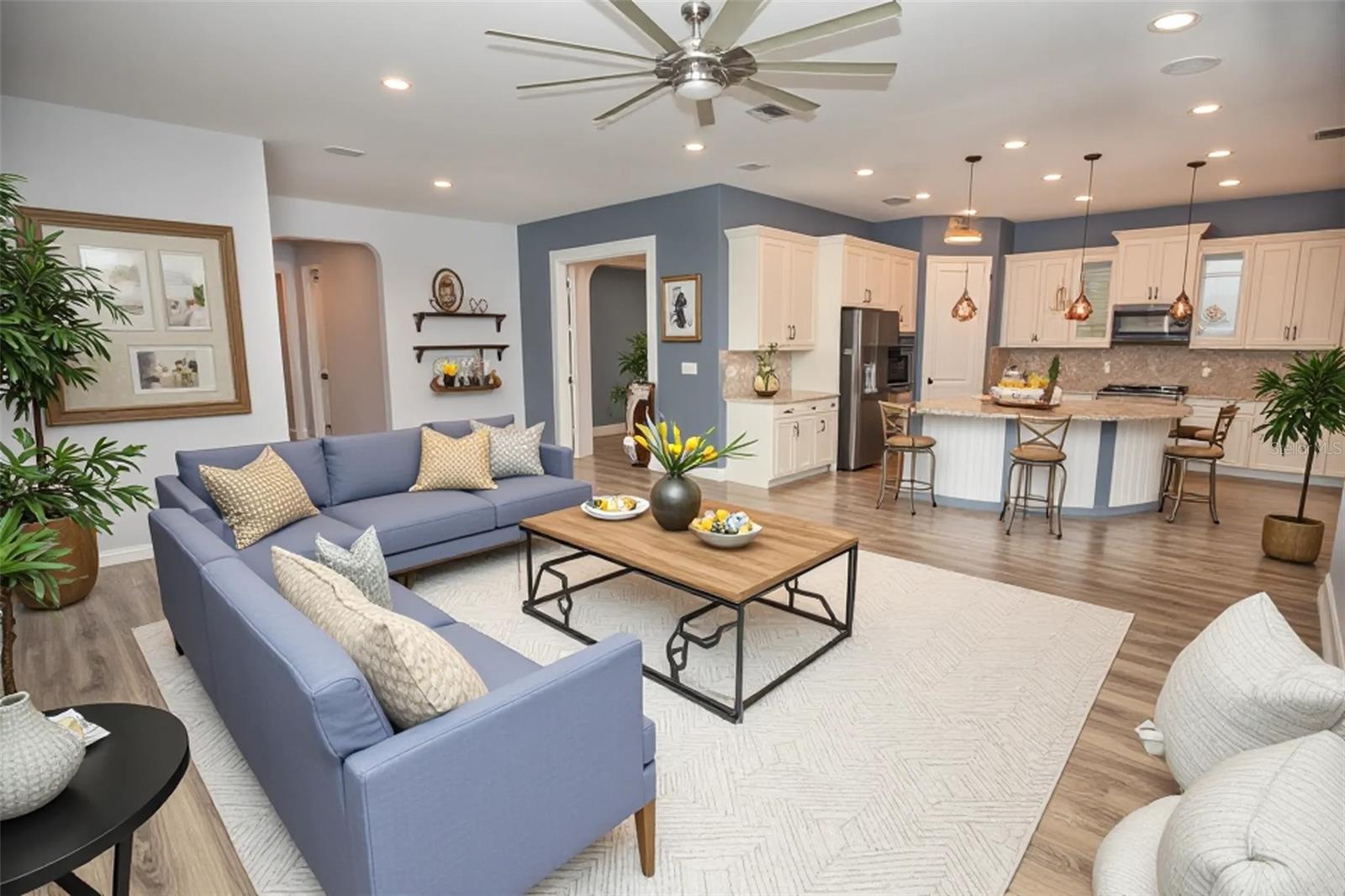 AI Staged, Living Room