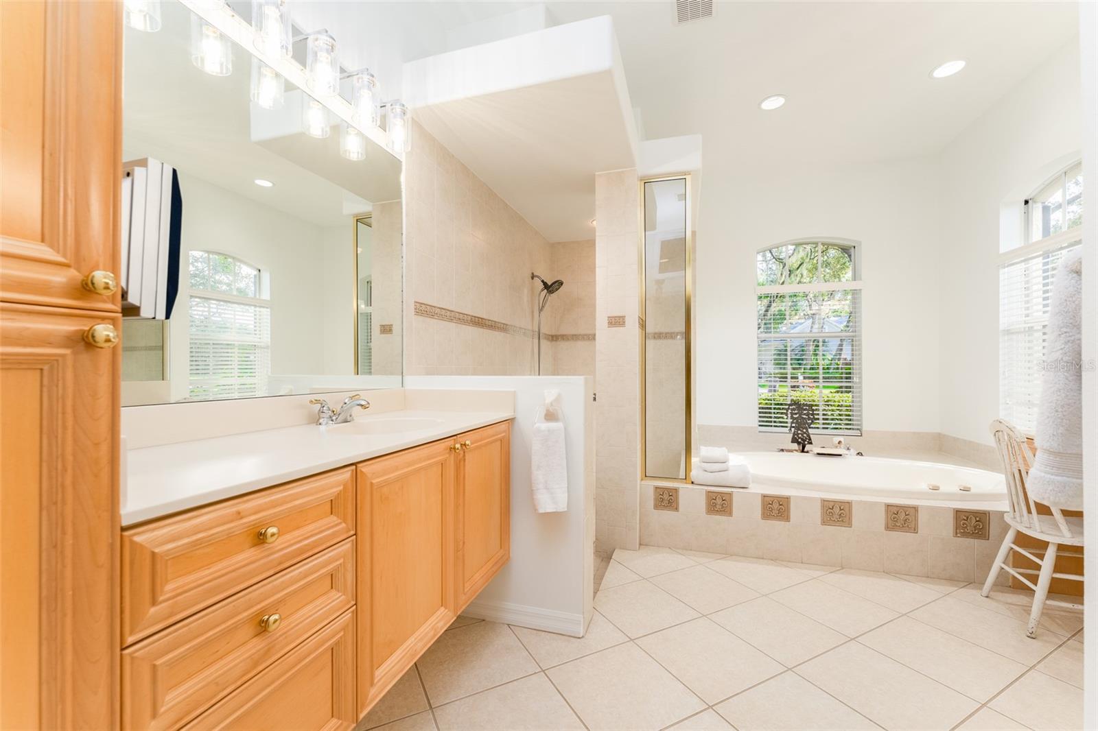 Primary Bath with Dual Vanities