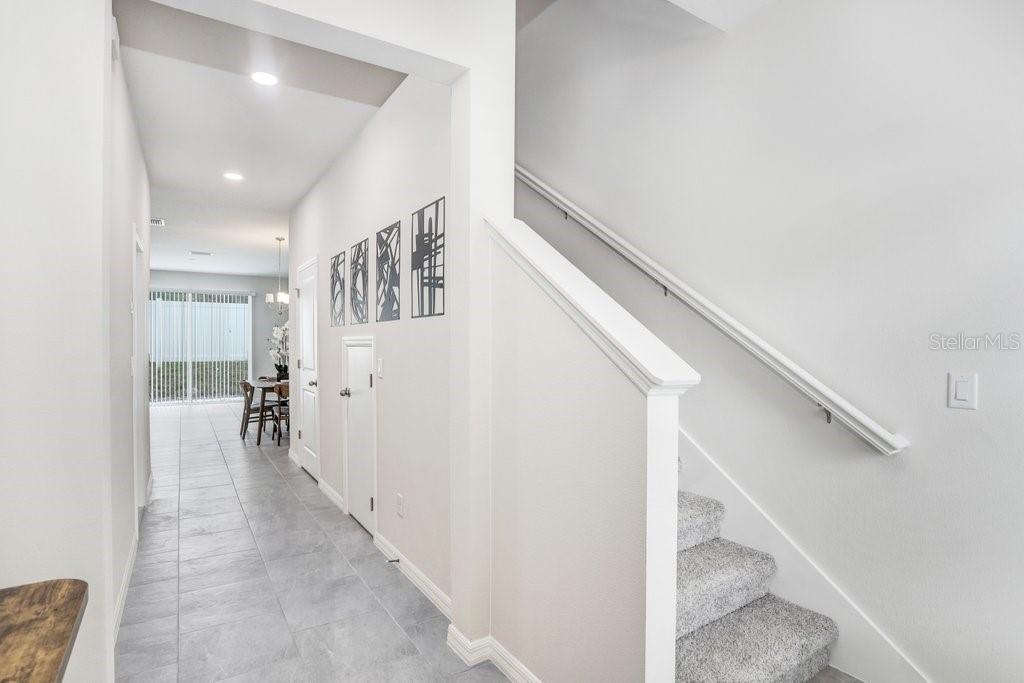 Welcome Guests into your Entry Foyer! (stock photo of model home)
