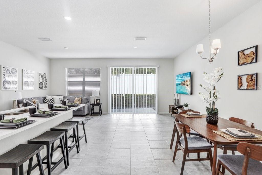 Open Floor Plan! (stock photo of model home)