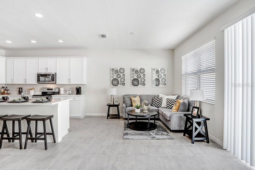 Great Room Great for Entertaining! (stock photo of model home)