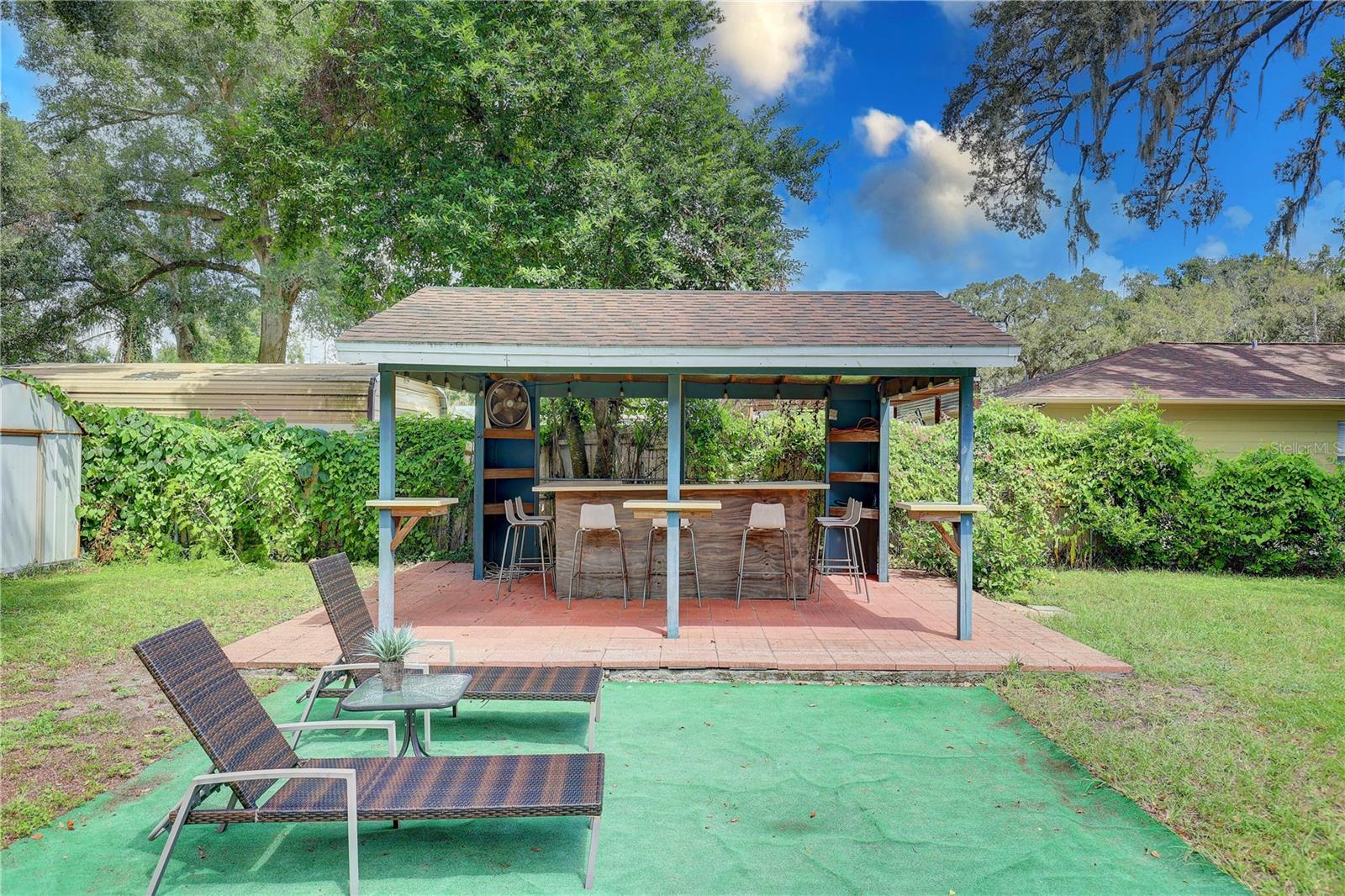 Oversized Backyard w/Covered Pavilion