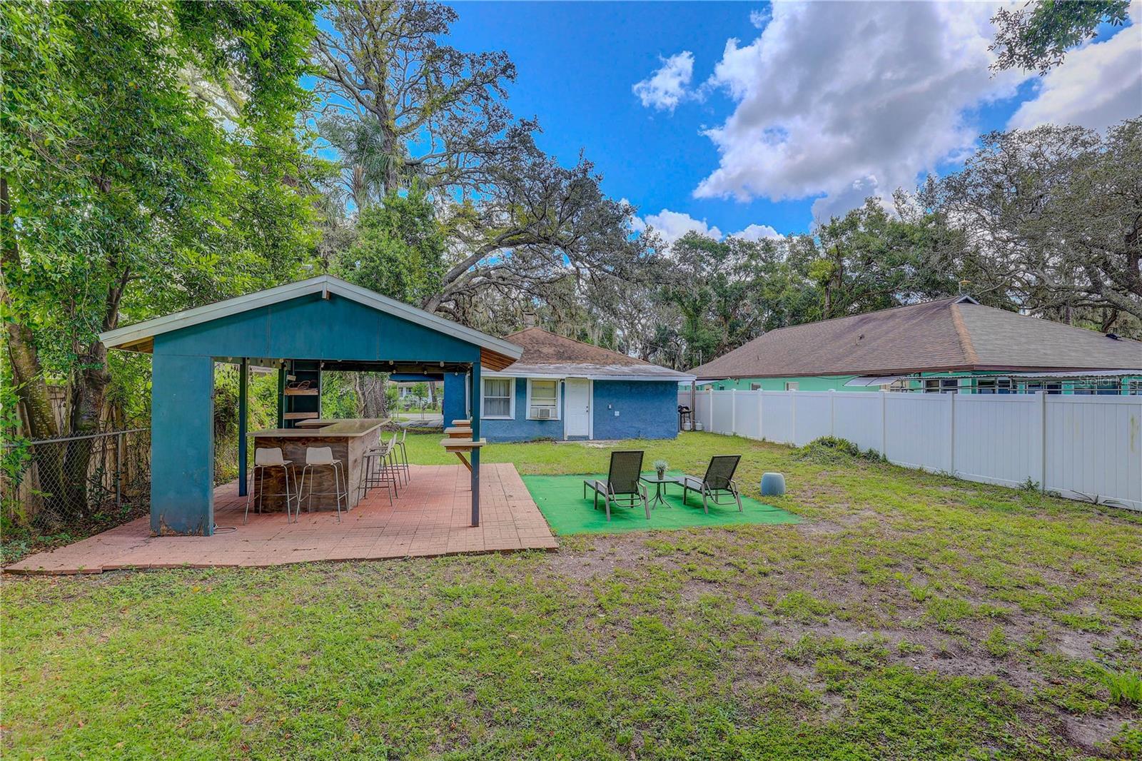 Oversized Backyard w/Covered Pavilion