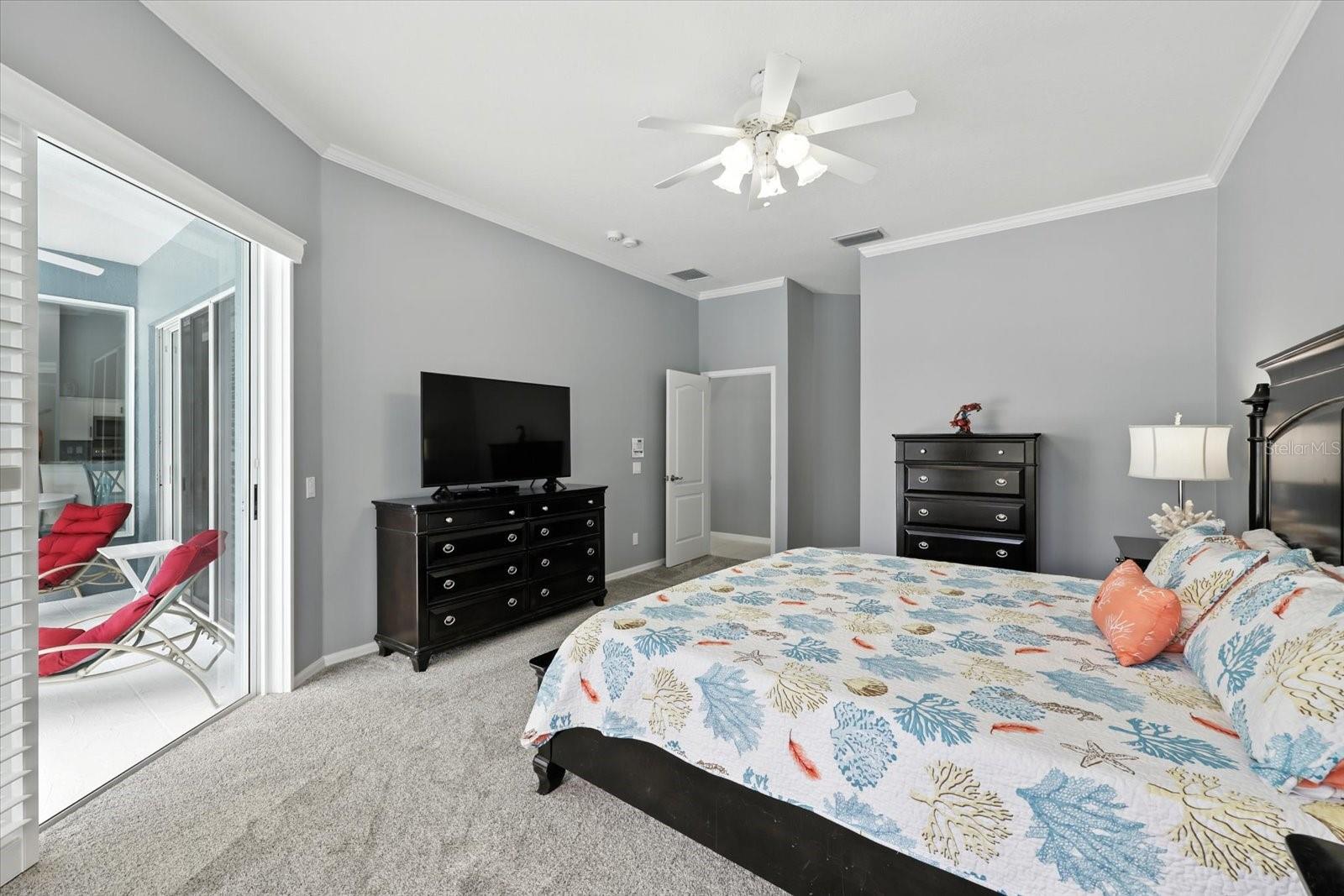 Primary Bedroom with Pool Access