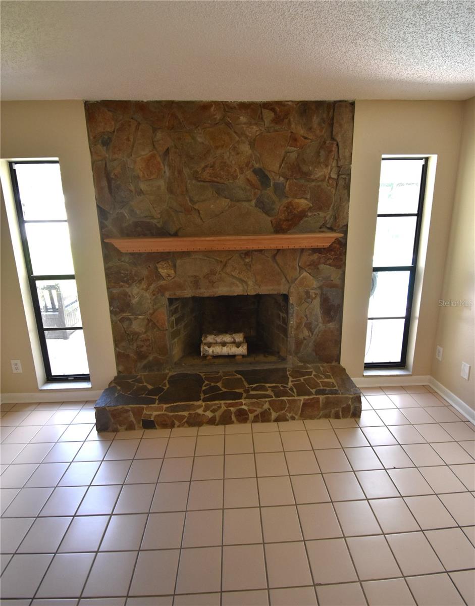 Family Room with fireplace