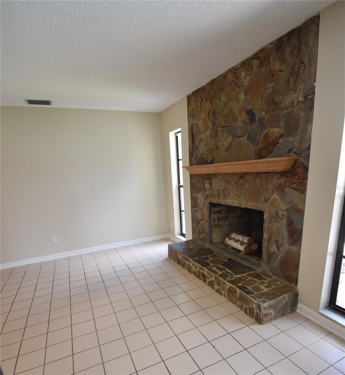 Family Room with fireplace