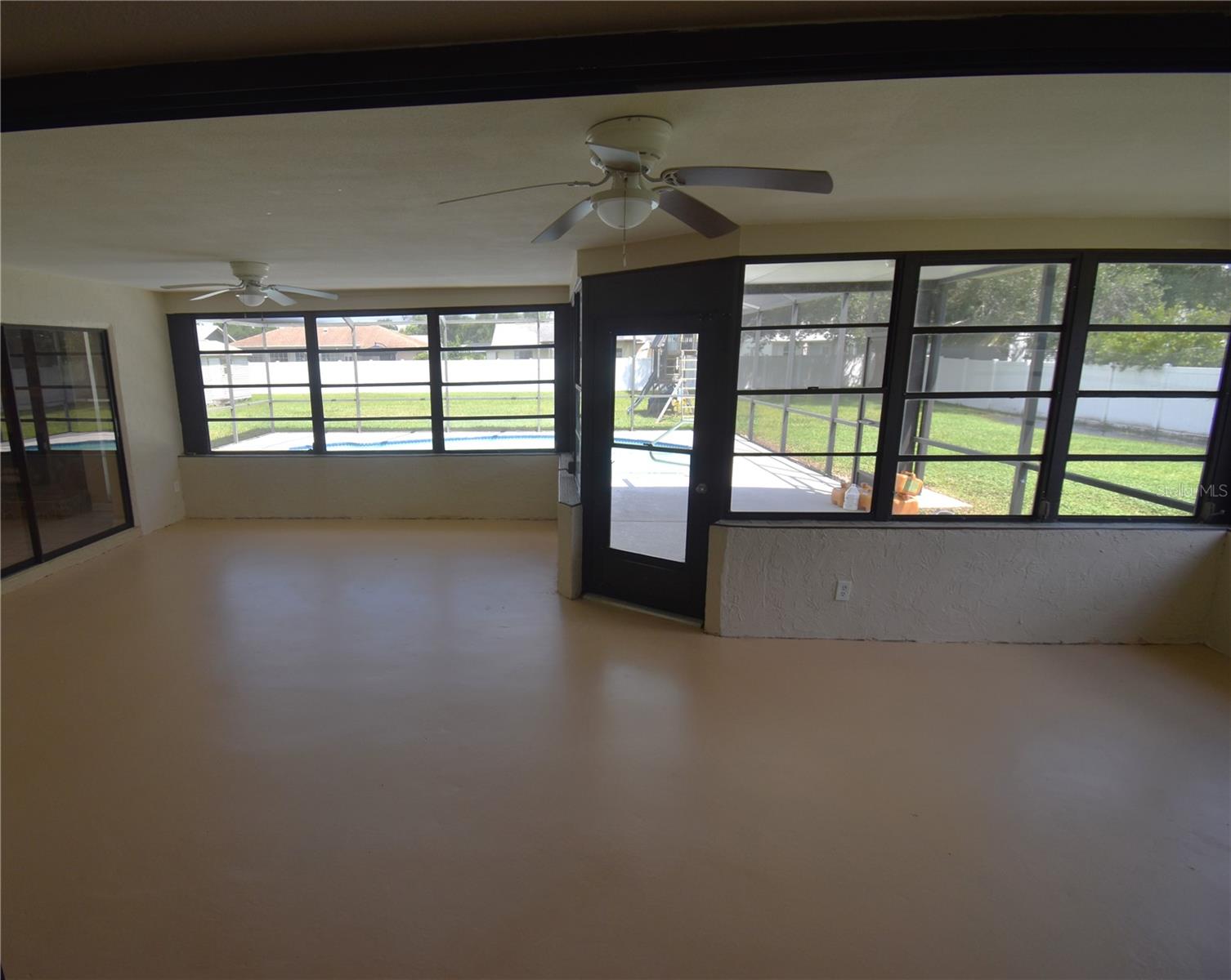 Enclosed Florida Room with over 350 sq ft not included in heated square footage