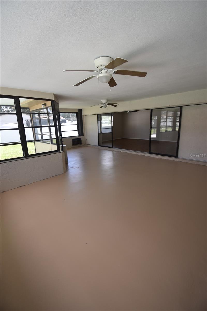Enclosed Florida Room with over 350 sq ft not included in heated square footage