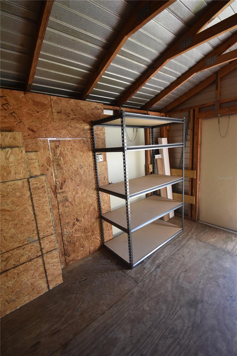 Shed shelves