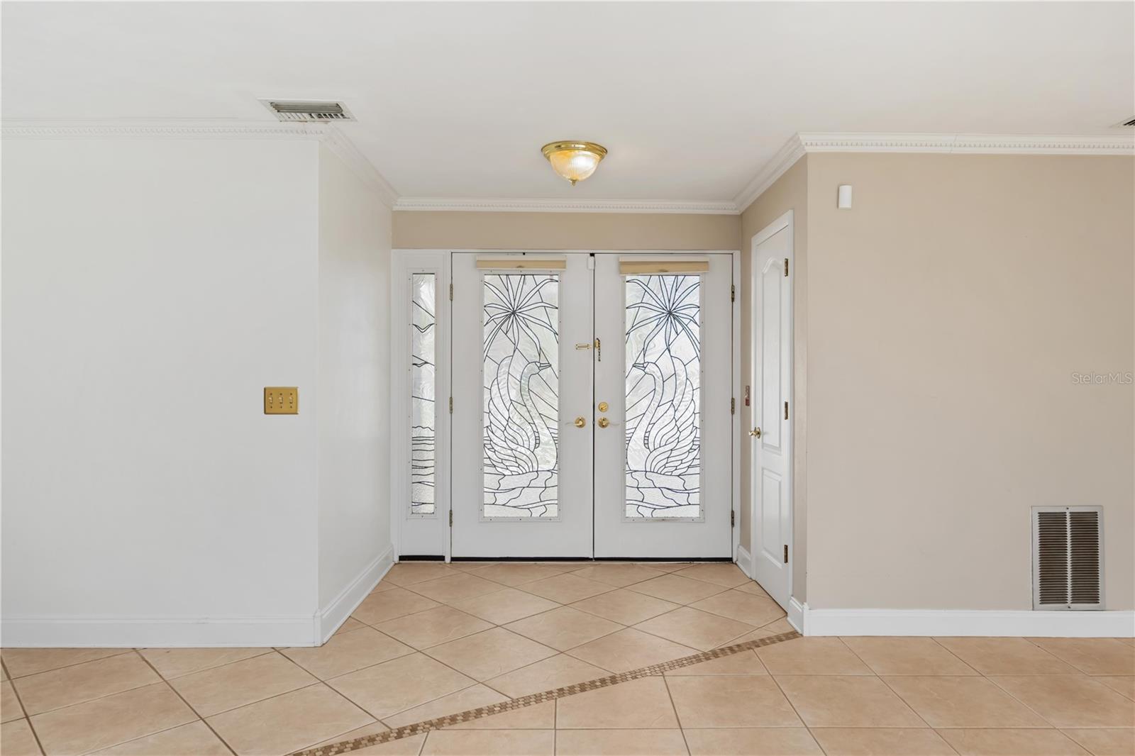 Formal double-door entry!