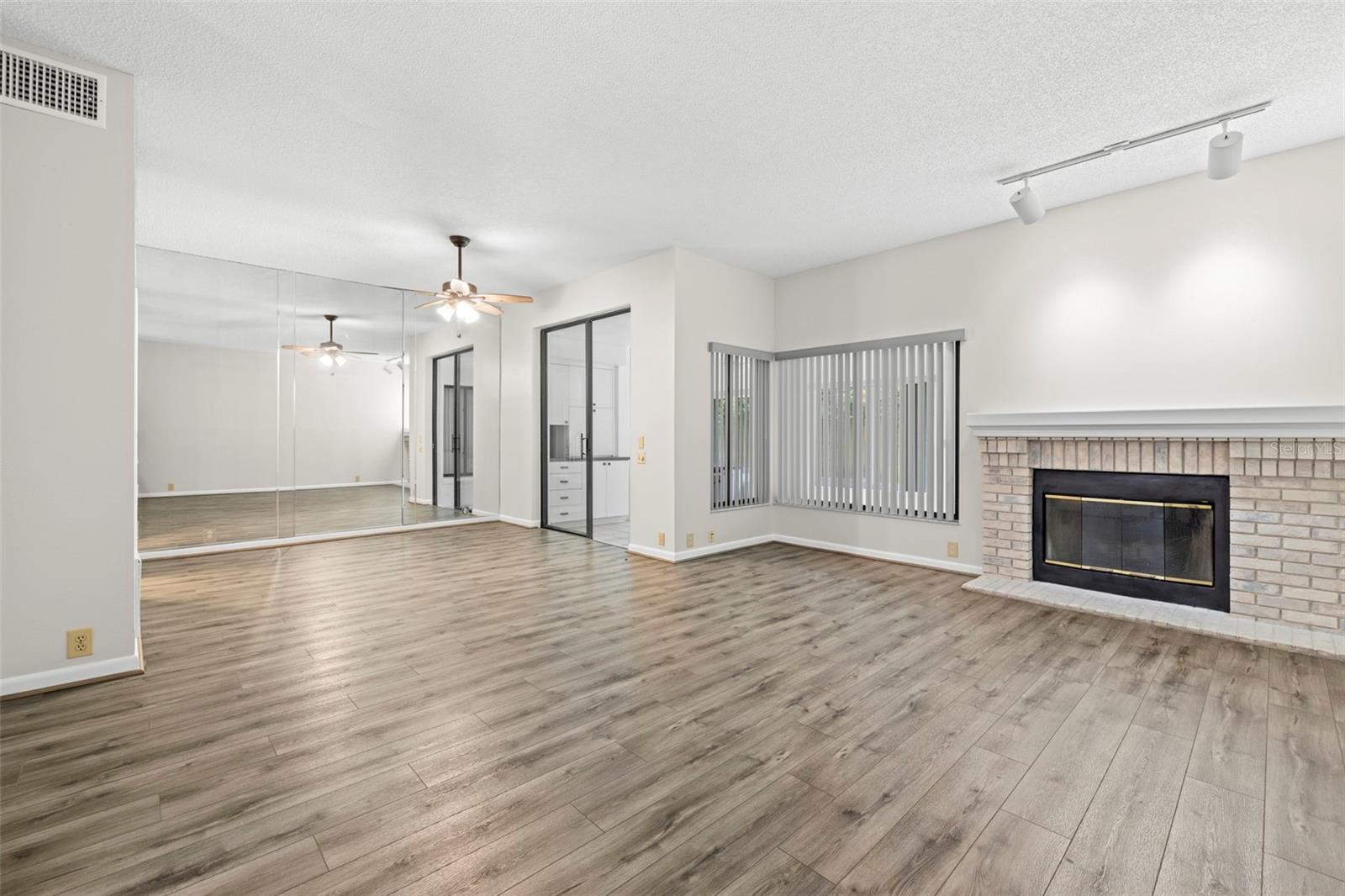 Open Dining / living room floor plan