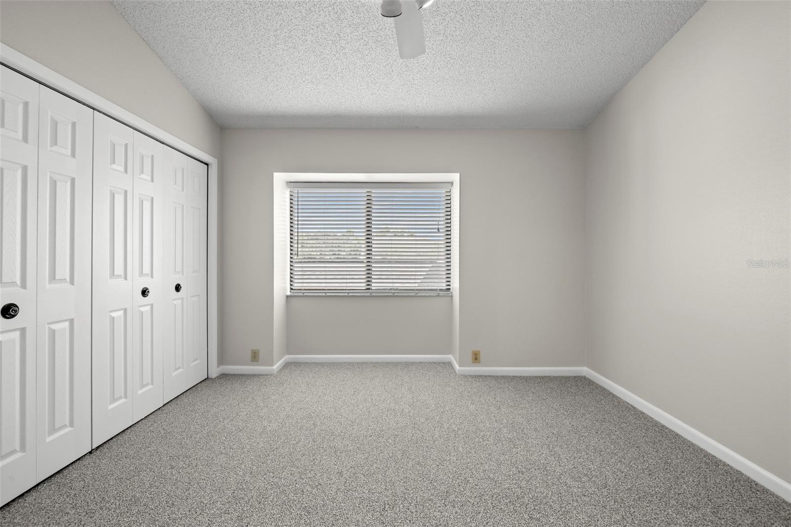 Bedroom 2  freshly painted and new carpet