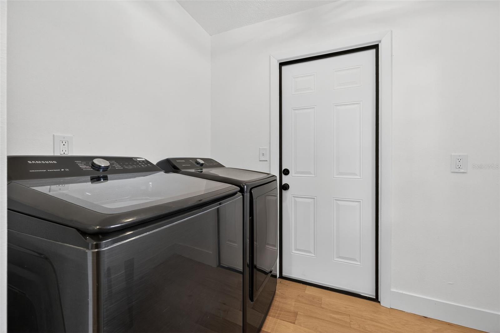 Inside laundry room