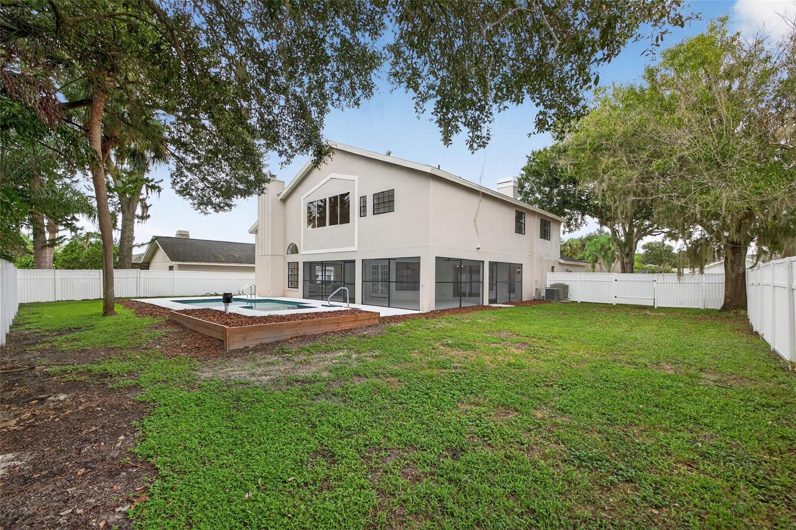 Over a quarter acre lot