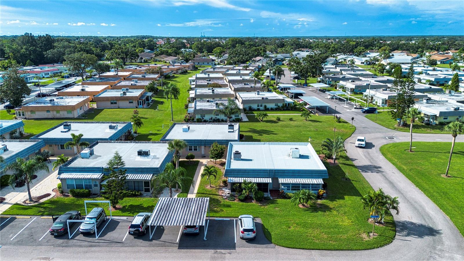 Drone shot of Bedford H