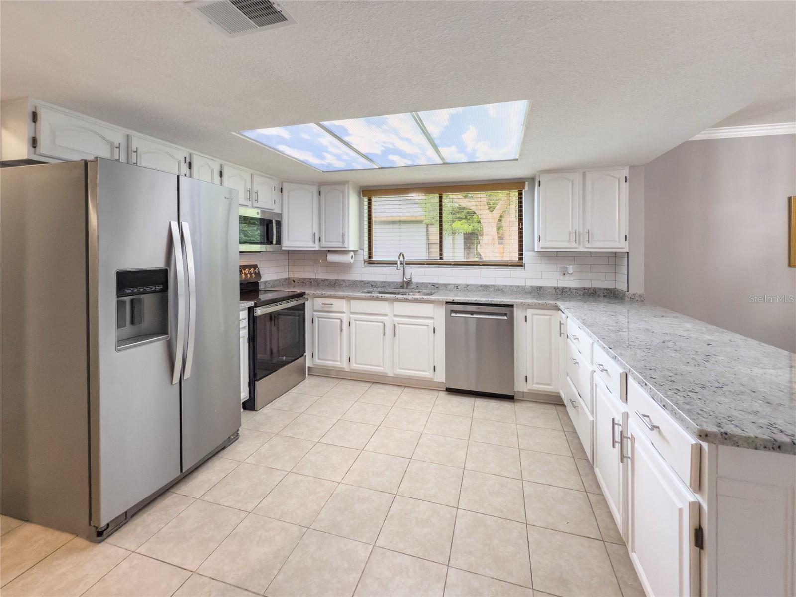 Kitchen with Large Window