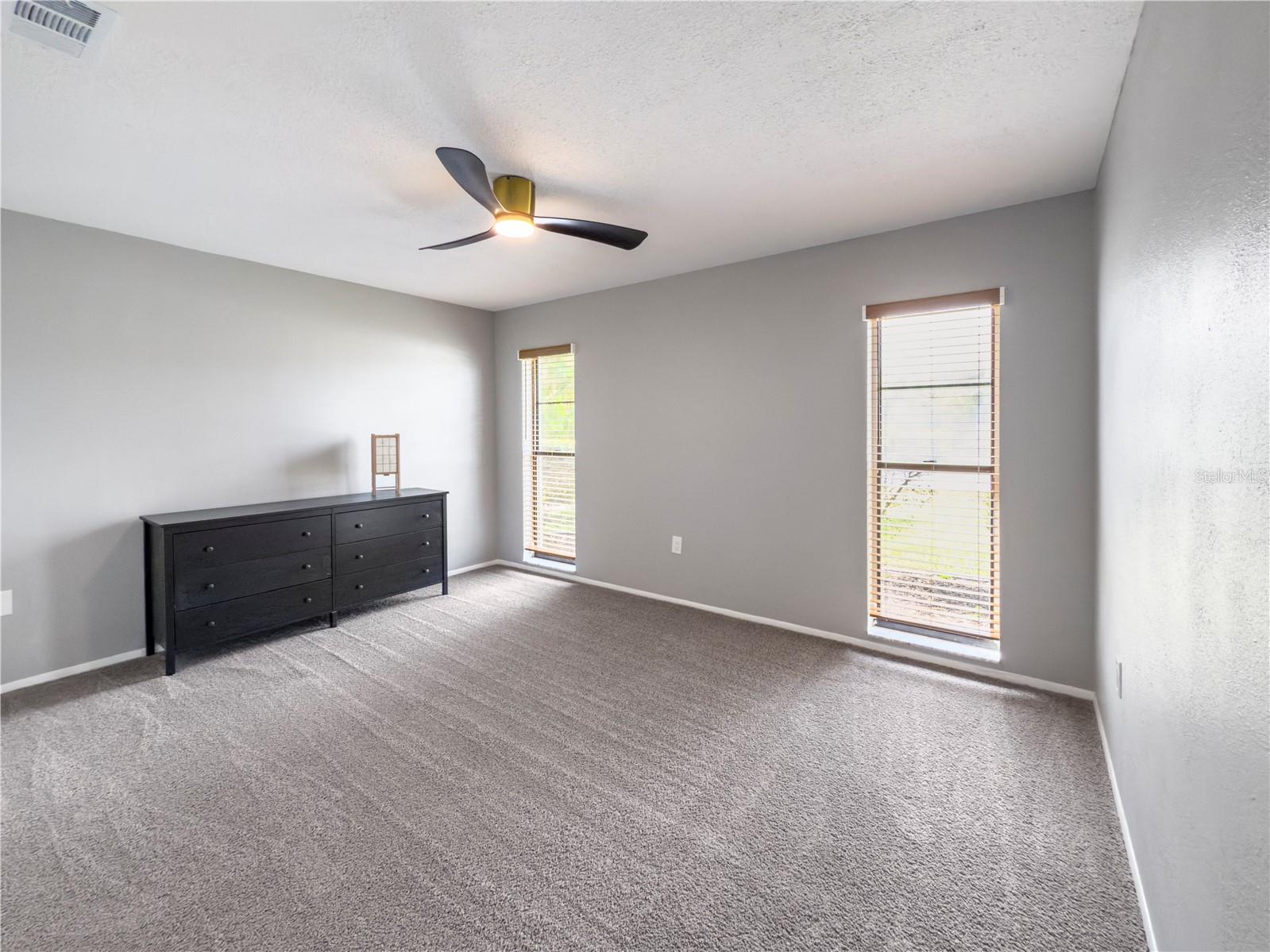 Bedroom 2 with Bright Windows