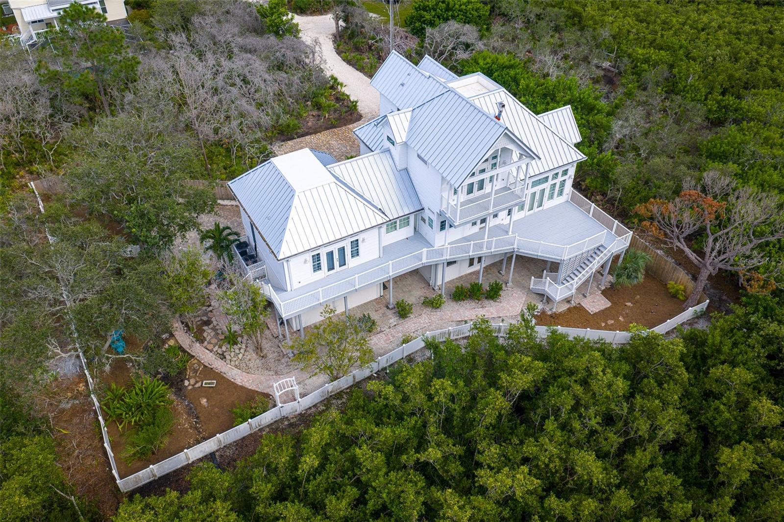 Bordering an 80+ acre of preserve