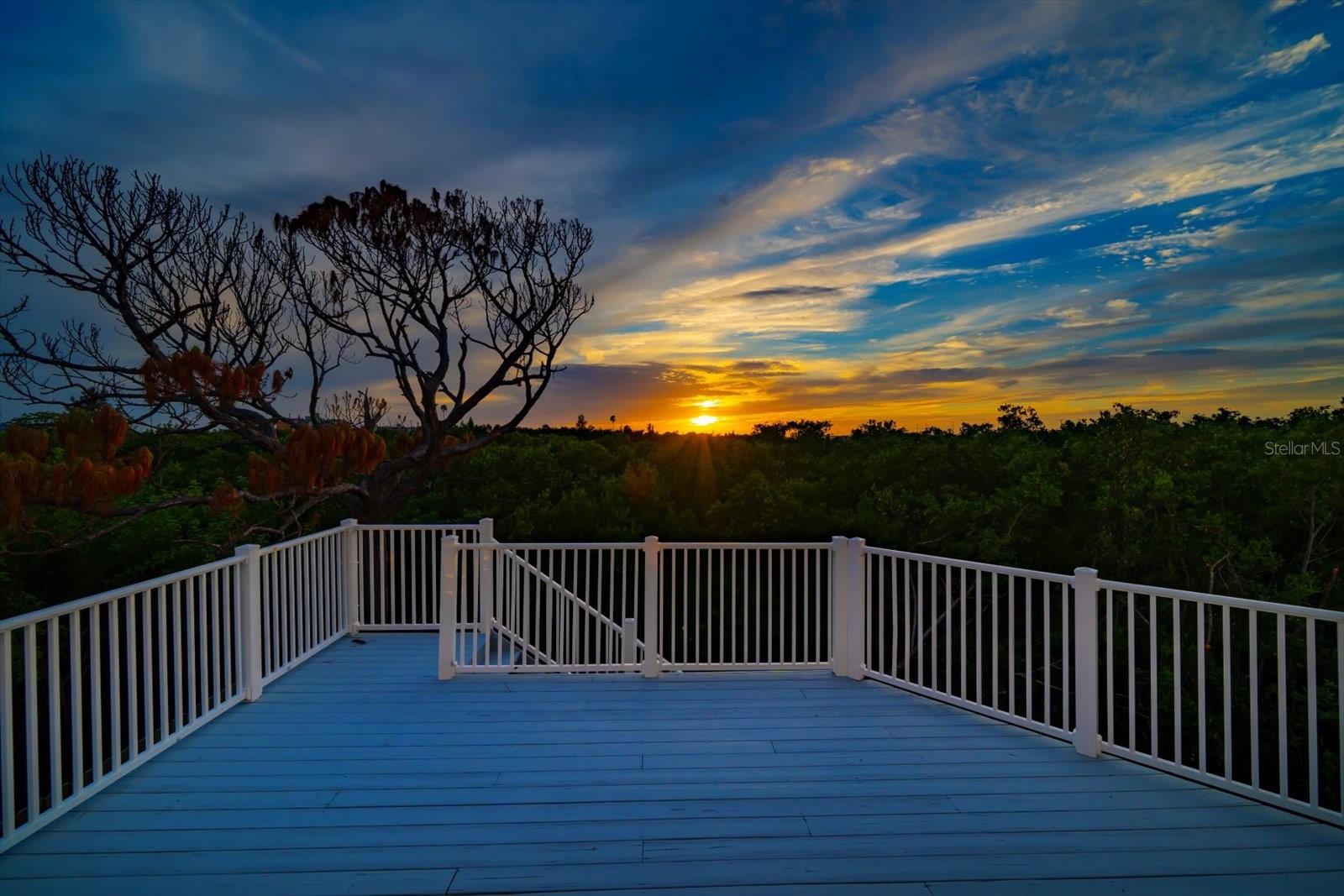 A truly inspirational view is captured from the privacy of the open deck that spans over 600 sq. ft.