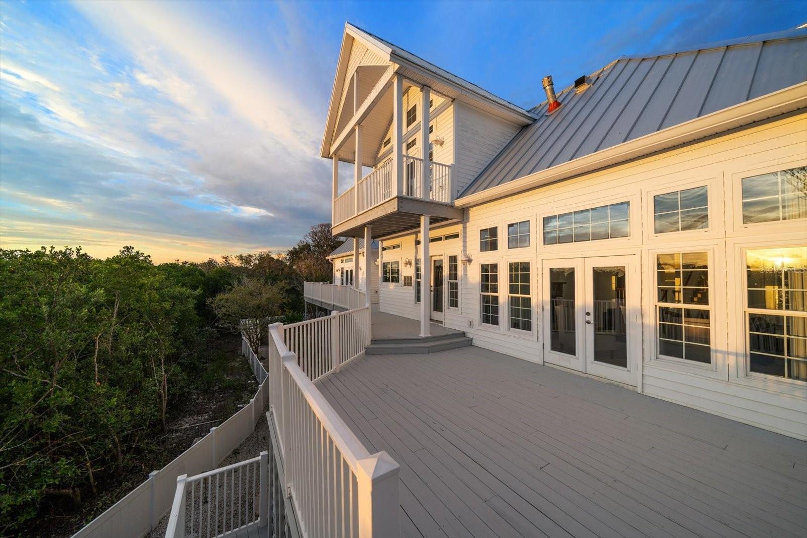 Several outdoor living areas are provided throughout this magnificent property.