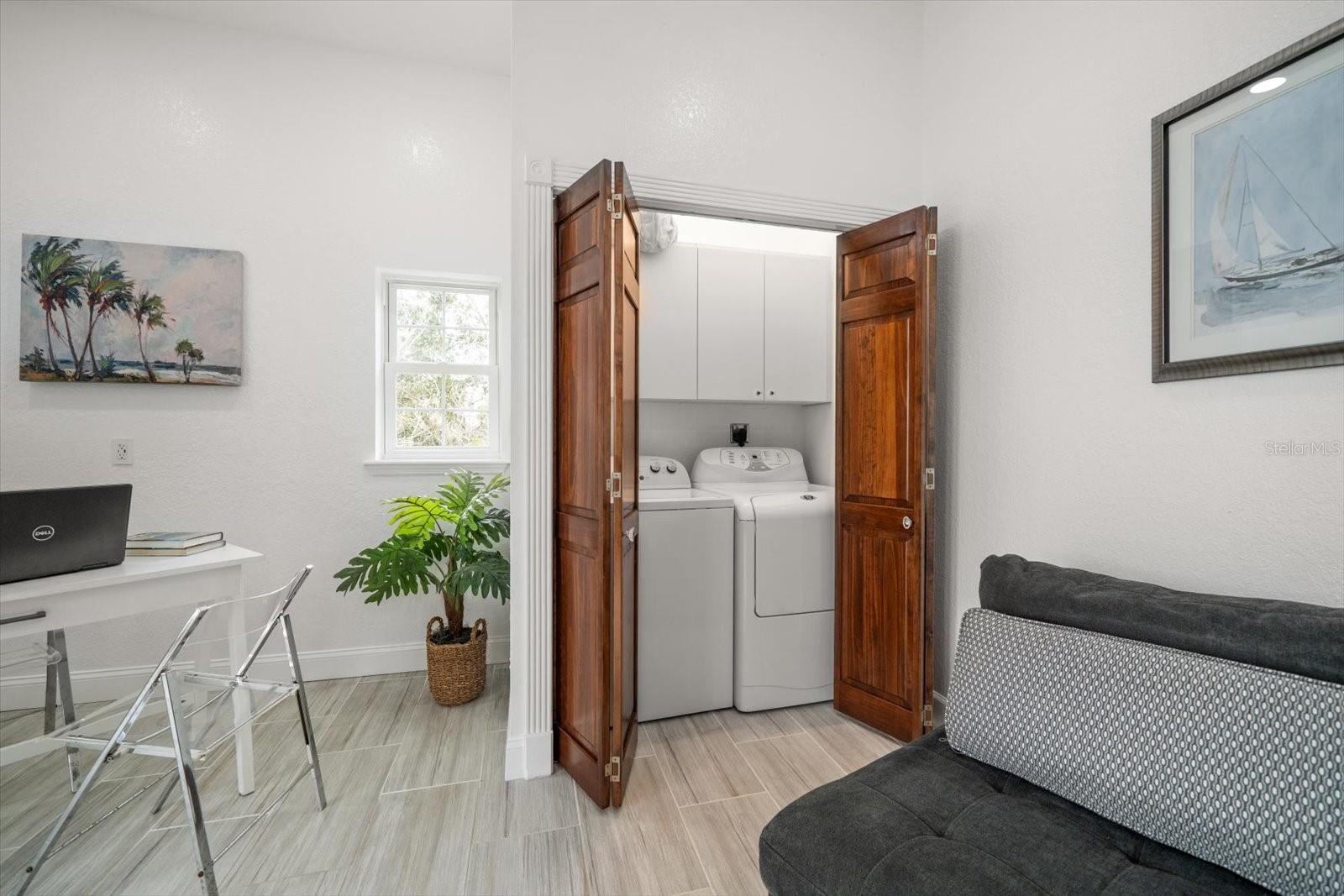 Laundry closet