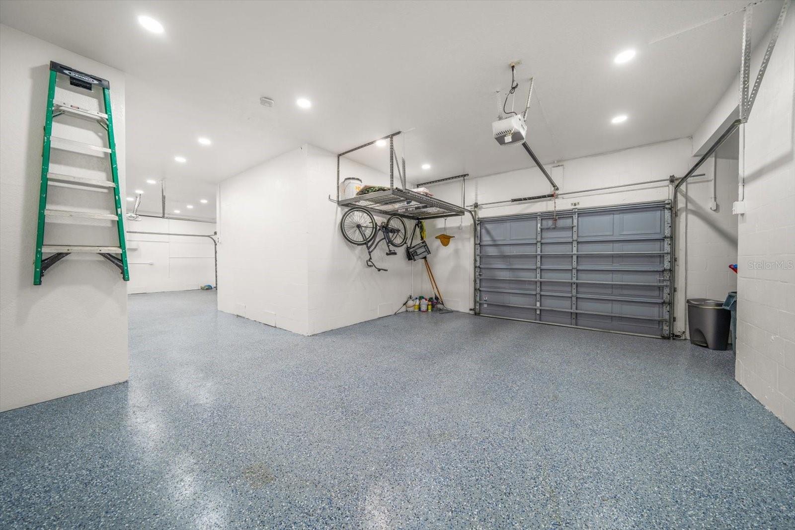 Oversized 4 car-garage.