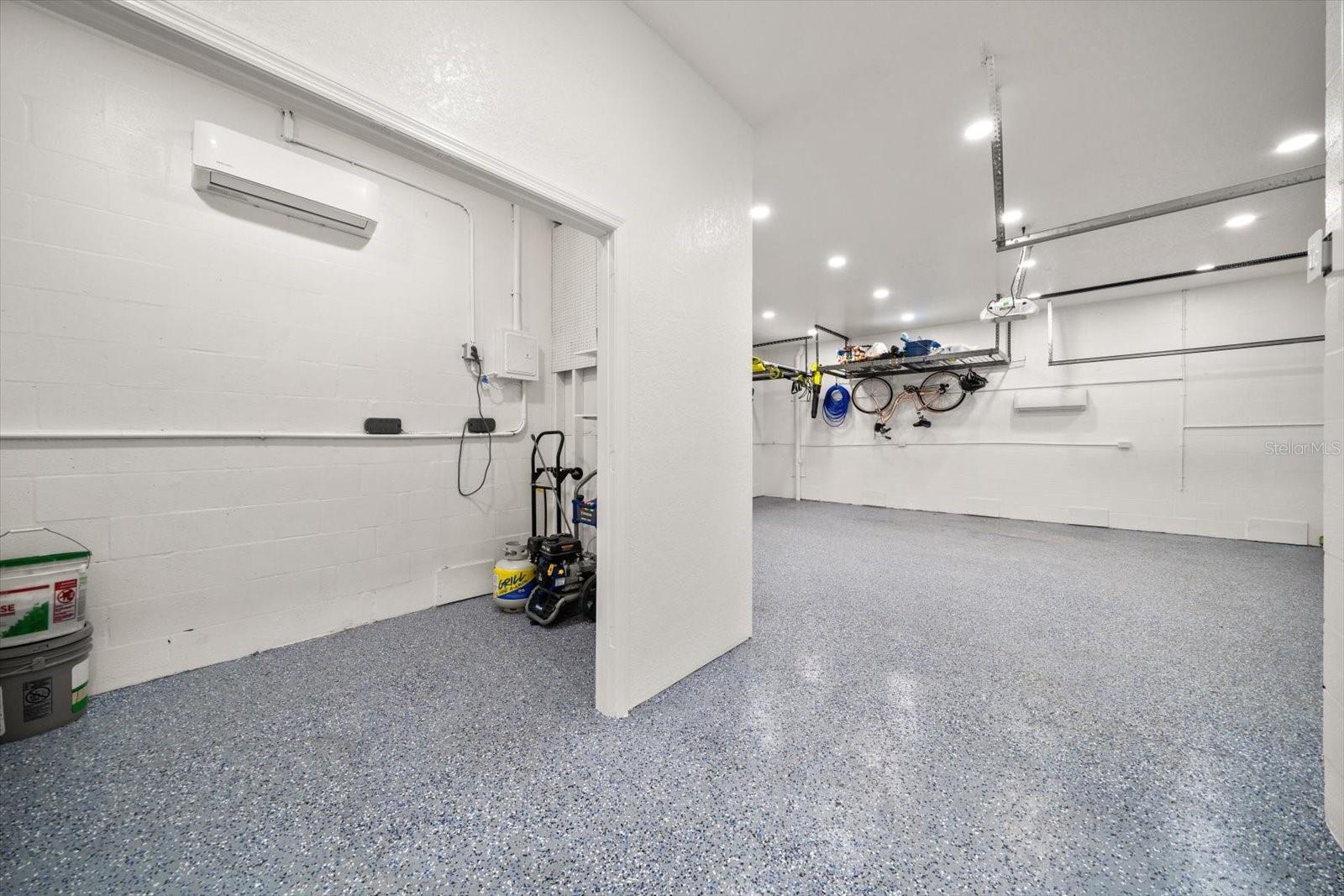 Workshop or additional storage room.