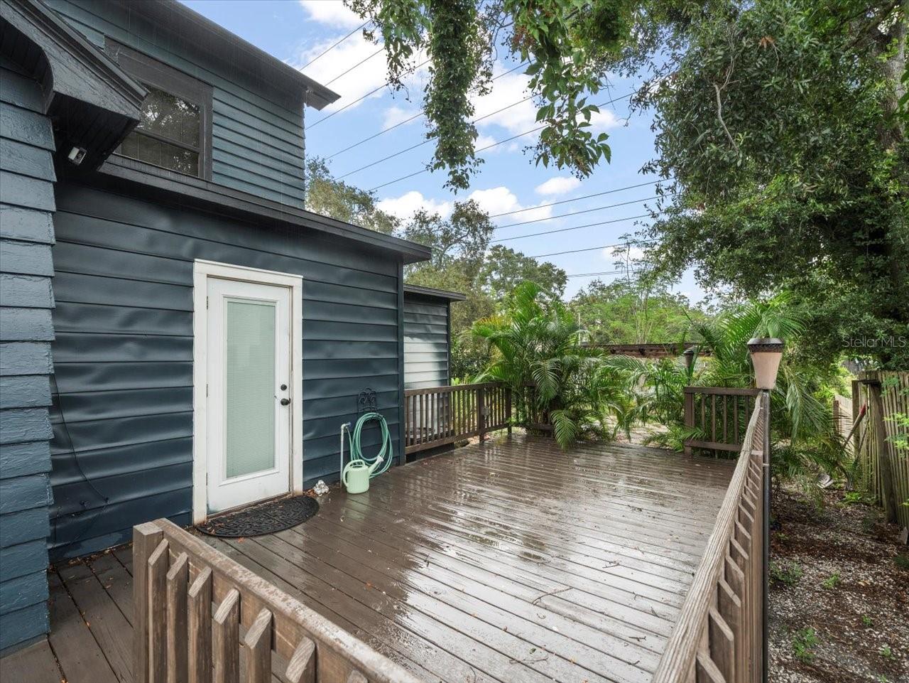 Back deck