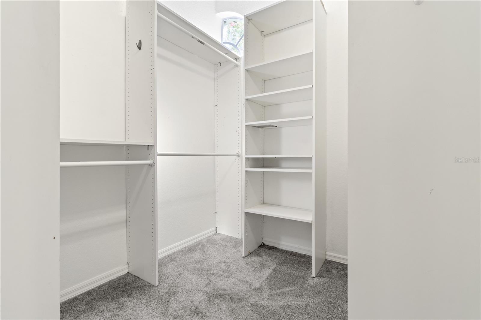 Primary room Walk in Closet