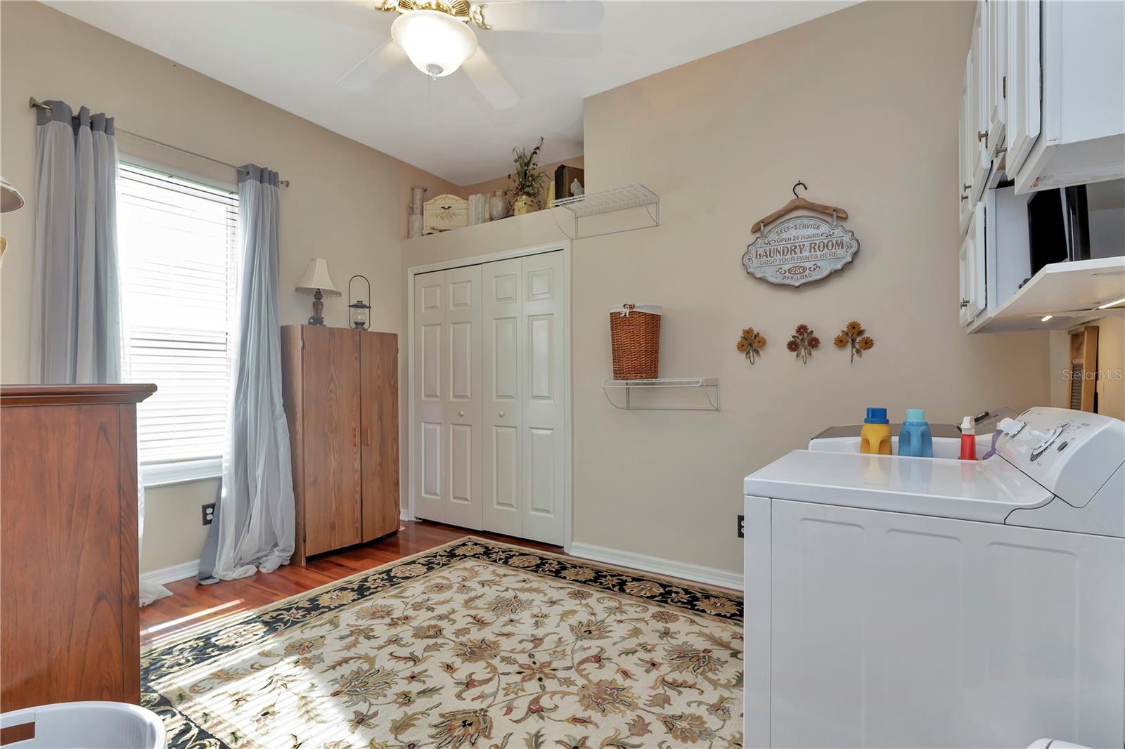 Bedroom 4 converted to laundry space but can be moved back if need be
