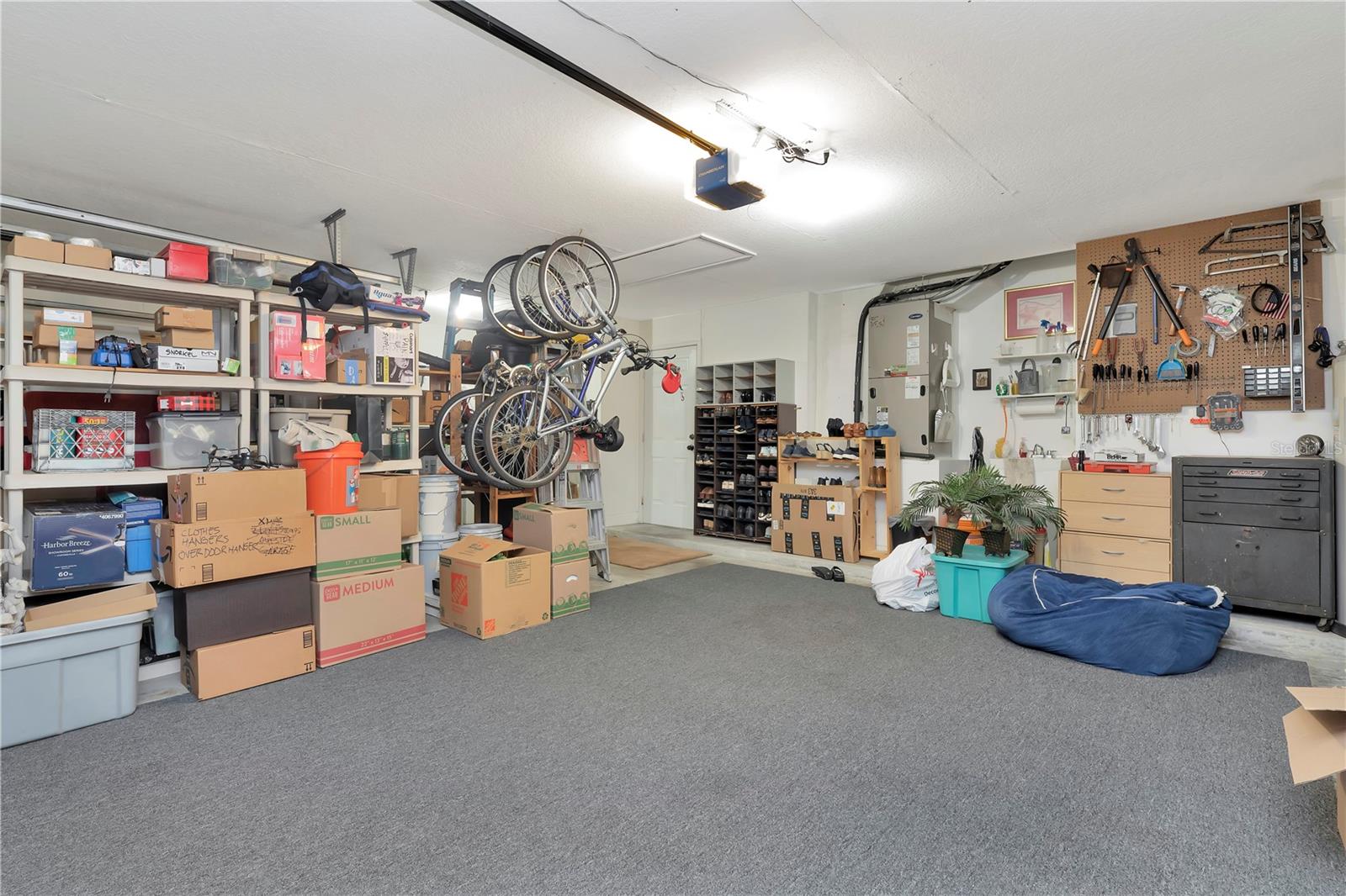 Lots of garage space